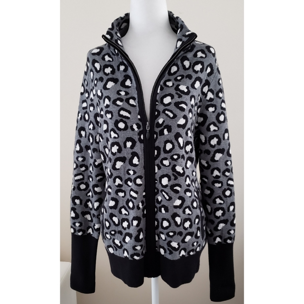 ➡️ SOLD NWT [Rachel Zoe] LA NY Zip-up Sweater - Picture 5 of 6